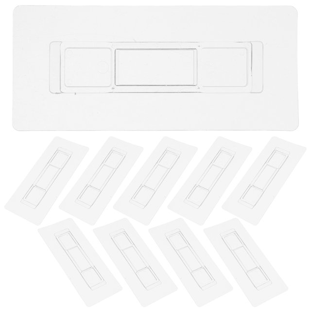 20pcs Clear Wall Mount Hooks Adhesive Hook Stickers Hanger Set