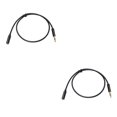 thumbnail image 2 of QualitChoice Laptop Portable Audio Extension Cable MP3 Player 3.5mm Male to Female Adapter Converter Accessories Replacing Parts 0.5m 2Set, 2 of 6