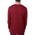 thumbnail image 2 of Next Level Cotton Long Sleeve Crew, M, Cardinal, 2 of 3