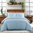 thumbnail image 1 of 800 TC 100% Egyptian Cotton Duvet Cover Zipper Closur Ultra Soft Durable and Fade Resistant Solid Pattern, 1 of 1