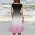 thumbnail image 4 of Yuyuzo Robes d'Été pour Femmes Robe Décontractée d'Été pour Femmes Sans Manches à Col Rond Tunique Ample Robe Débardeur Robe Bohème de Plage pour les Vacances, 4 of 7
