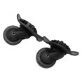 thumbnail image 1 of Roues de Bagages Noires, 2 Pcs Roues de Remplacement pour Bagages Pièces de Rechange Universelles Roues de Bagages Fonctionnement Fluide, 1 of 8