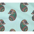 thumbnail image 4 of oneOone Cotton Flex Fabric Paisley Block Printed Fabric 1 Yard 40 Inch Wide, 4 of 4