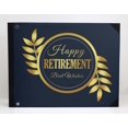 thumbnail image 3 of Darling Souvenir Blue Leaf Vine Frame Personalized Printed Retirement PartyGuestBookHardbound Cover Sign InBookRegistry Scrapbook-9 x 12 Inches, 3 of 5