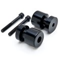 thumbnail image 1 of Krator Black Swingarm Spools Sliders 6mm Compatible with Yamaha Motorcycles Sport Bikes R1 R6 FZ8 Black Swingarm Spools Sliders Motorcycle Bobbins, 1 of 3