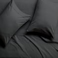 thumbnail image 3 of 6-PC Twin Organic 1000-TC Cotton Sheet Set - 18" Deep Pockets with 4 Pillowcases - Dark Grey, 3 of 7