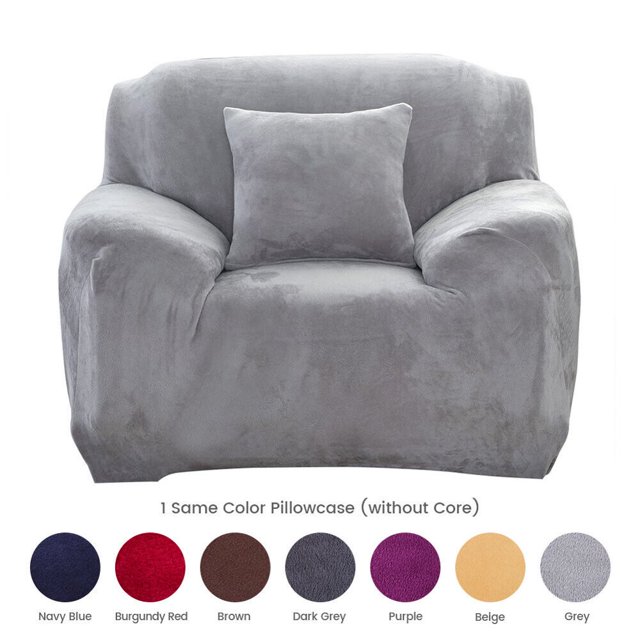 Housse de Canapé Extensible en Velours Épais pour 1/2/3/4 Places