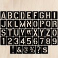 thumbnail image 1 of 42 Pcs Pochoirs de Lettres Alphabet Chiffres Gabarits Outil Journal Gabarits de Dessin, 1 of 8