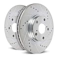 thumbnail image 2 of Power Stop AR83088XPR Paire de Rotors Arrière à Évolution Percés et Rainurés, 2 of 4