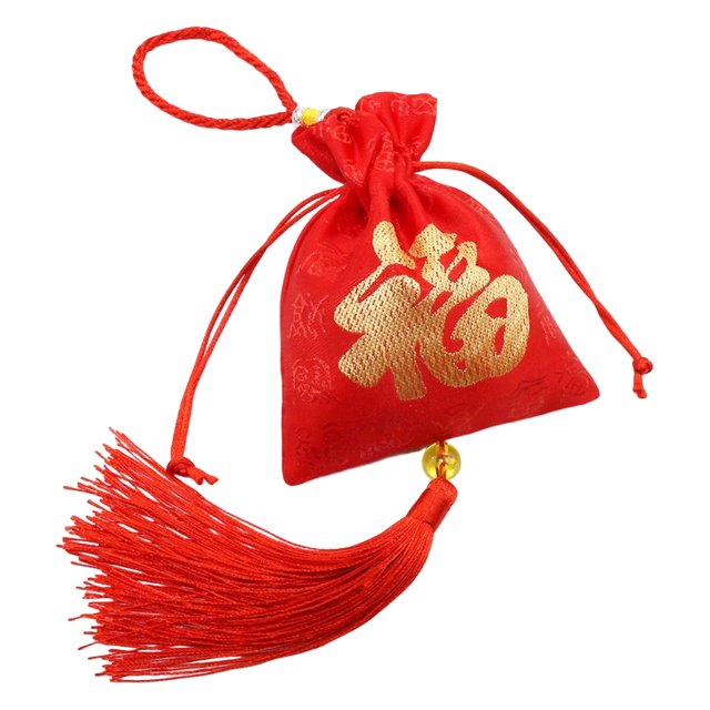 ziyahi Drawstring Bags Multifunctional Small Gift Bags Perfume Satchel Pouches Household Decoration Cars Jewelries Pouch Red