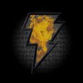 thumbnail image 3 of DC Comics Black Adam Lightning Bolt Black T-Shirt, 3 of 4