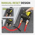 thumbnail image 4 of EIMELI30 Ampères Disjoncteur Marin 12V-48V DC Réinitialisation Manuelle & Interrupteurs de Remplacement Automobile avec Protection contre les Surcharges Étanche pour Bateau Voiture RV Camion ATV, 4 of 6