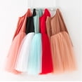 thumbnail image 3 of Robes pour Filles pour le Jeu Quotidien et les Fêtes, Robe de Fête à Manches Longues avec Superposition en Filet pour Tout-Petites, Style Confortable pour les Sorties Décontractées Quotidiennes, 3 of 3