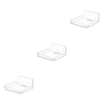 thumbnail image 1 of bedienty Modern Storage Solution for Living Room Floating Stand Shelf Holder Record Vinyl Style A 3Set, 1 of 6
