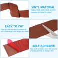 thumbnail image 3 of Uxcell Self Adhesive Floor Transition Strip 3.3'x 2" Vinyl Walnut, 3 of 7