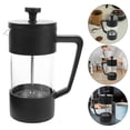 thumbnail image 1 of OUNONA Coffee Maker 1Set Elegant Black PP Coffee Strainer for Kitchen Home Users, 1 of 8