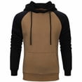 thumbnail image 2 of QIPOPIQ Chandail pour Hommes Drapeau des États-Unis Patriotique Graphique Chandails à Capuchon en Polyester pour Hommes Poche Raglan Manches Longues Chandails Liquidation, 2 of 4