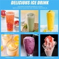 thumbnail image 4 of Hi,Fancy Hand Crank Shaved Ice Cream Machine Slushie Machine for Snow Cone Margarita Frozen Cocktails Healthy Snacks, 4 of 8