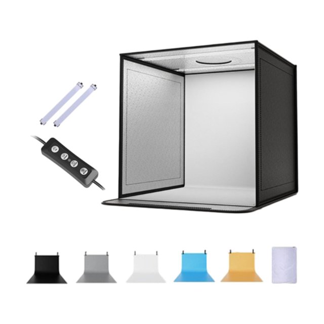 funtasica Photo Light Box Adjustable Picture Box for Small Items Jewelry Professionals 40cm