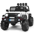 thumbnail image 4 of Gymax Electric Kids Ride On 12V Truck Car w/ MP3 Remote Control White, 4 of 9