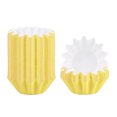 thumbnail image 2 of 50 Pcs/ensemble Caissettes à Cupcakes Résistantes à la Chaleur pour Gâteaux Desserts Support de Biscuits Outil de Cuisson Jaune, 2 of 6