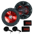 thumbnail image 1 of 2) BOSS CH6CK 6.5" 350W Car 2 Way Component Car Audio Speakers System Red Stereo, 1 of 10