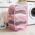 thumbnail image 1 of Roiihwy Collapsible Laundry Basket, Breathable Mesh Laundry Hamper Bag with Sturdy Handles and Side Pocket for Laundry Room Organization, Clothes and Storage, 1 of 6