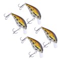 thumbnail image 2 of 4 Pcs Leurre Roche à Manivelle en Plastique Simulé Artificiel pour Minnow Accessoire de Pêche2#, 2 of 14