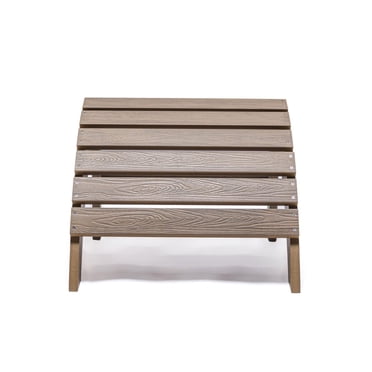 Backyard Lifestyles Outdoor Footrest - UV-Protected Polycarbonate, Brown - Weather-Resistant