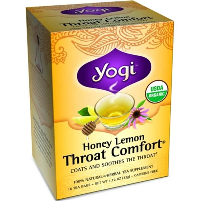 Yogi 26790 Organic Honey Throat Comfort Tea