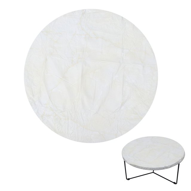 MesaSe Indoor Outdoor Patio Fitted Vinyl Tablecloth Flannel Elastic Edge Waterproof Plastic Cover