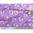 thumbnail image 3 of Soimoi Rayon Fabric Gift Box,Car & Santa Christmas Decor Fabric Printed Yard 56 Inch Wide, 3 of 3