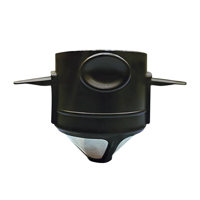 Dvkptbk Stainless Steel Coffee Cup Coffee Cup Filter Screen Double-Layer Portable Hand Brewed Coffee Folding Ear Filter Drip Coffee Coffee Cup Kitchen Gadgets
