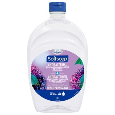 Softsoap Antibacterial Liquid Hand Soap, White Tea and Berry Scent, 1.47 L