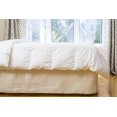 thumbnail image 1 of Gouchee Home Grid Double Bedskirt – Quilted Cement Bed Skirt, Soft Brushed Microfiber, 54x77x14", Machine Washable, 1 of 6