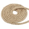 thumbnail image 1 of Unique Bargains 3/8 Inch 29.6 Feet Jute Rope Natural Manila Rope 4 Strand Twisted Thick Heavy Twine Rope, 1 of 5
