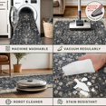 thumbnail image 4 of Boho Washable 4x6 Entryway Rug - Non-Slip Low Pile Geometric Area Rug for Large Kitchen, Bedroom, Office - Ultra Soft Dark Modern Aesthetic Decor, Black & Multi, 4 of 8