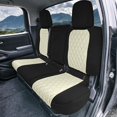 thumbnail image 3 of FH Group Custom Fit Neoprene Car Seat Covers for 2022-2024 Nissan Frontier Beige Rear, 3 of 5
