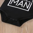 thumbnail image 5 of Baby Romper Letter Print Short Sleeve  Neck Jumpsuit, 5 of 5