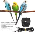 thumbnail image 4 of Bird Harness Leash Skin Friendly Breathable Lightweight Pet Bird Flight Suit With Elastic Rope For Cockatiel Black, 4 of 8