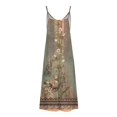 thumbnail image 4 of Pisexur Robe Sans Manches à Col en V pour Femme, Mode d'Été, Imprimée, Col en V, Bretelles Sans Manches, Robe Chandail, Robe pour Femme en Liquidation, 4 of 5