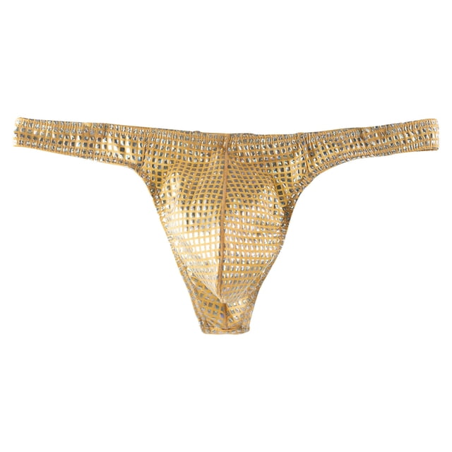 Penkiiy String Transparent pour Hommes, strings g, sous-Vêtements Bikini, Maille Transparente, strings pour Hommes, TG, Kaki