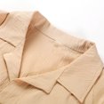 thumbnail image 3 of Birdeem Chemise Blouse Homme Unie Décontractée à Col Rabattu avec Poche et Boutons à Manches Longues, 3 of 8