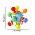 thumbnail image 3 of ABPWLY Multisensory Textured Grasp Sphere with Rotation and Gentle Rattle Sounds Clearance Toy Canada Days Outdoor Toys Kids Toys, 3 of 7