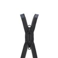 thumbnail image 2 of COSTUMAKERS Reverse Coil One-Way Separating Zipper #5 Nylon Coil 65 cm (26 in) Navy, Black, 2 of 2