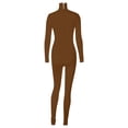 thumbnail image 5 of Birdeem Womens New Solid Color Tight One Shoulder Sling Sports Fitness Jumpsuit One-Piece Tights, 5 of 5