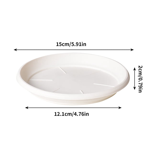PEONAVET Flower Pots Thicken Durables Plastic Flowerpot Tray Base Circular Flowerpot Bottom Bracket Move Flowerpot Sink Tray