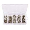 thumbnail image 1 of Lefu 50pcs Fishing Spinner Blades Fly hook Spoon Lures Rings Artificial Craft, 1 of 6