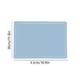 thumbnail image 3 of TIMIFIS Baking Paper Fashionable and Beautiful Table Runner Leather Placemats Double Sided Western Style Household Heat Insulating Mats Kitchen Gadgets, 3 of 6