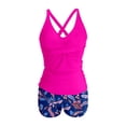 thumbnail image 5 of Maillots de Bain Tankini pour Femmes 2026 Décontractés, Modestes, à Col en V Profond, Haut Croisé avec Short de Bain, Maillots de Bain Deux Pièces pour Femmes, 5 of 5